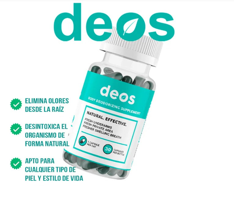 DEOS — Control total del olor corporal, desde dentro.