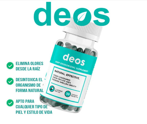 DEOS — Control total del olor corporal, desde dentro.