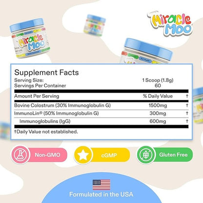 Miracle Moo | Calostro Bovino con ImmunoLin®