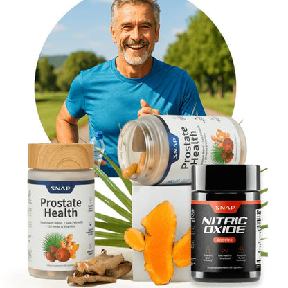 Nitric Power™ + Prostate Balance – Pack 2x1 🧠💪 Energía, Potencia y Bienestar Masculino  Con Saw Palmetto 🌿, L-Arginina ⚡ y Extractos Medicinales (120 cápsulas)