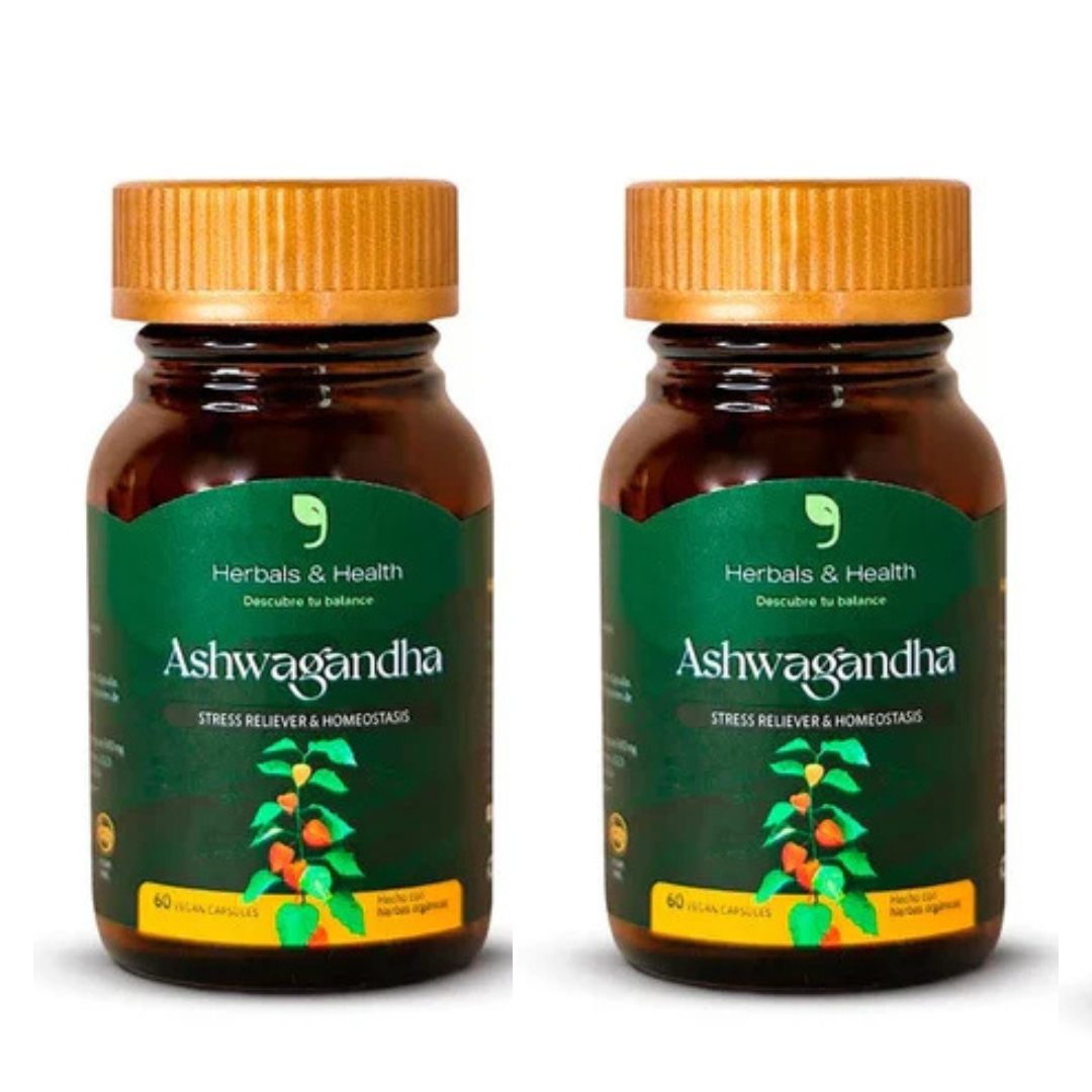 Ashwagandha – 60 cápsulas | Estrés, Sueño y Enfoque