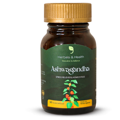 Ashwagandha – 60 cápsulas | Estrés, Sueño y Enfoque